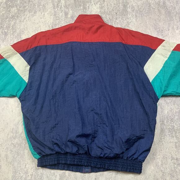 Vintage Todd 1 Tracksuit Mens Medium Blue Windbreaker Jacket Pants Full Zip - Picture 3 of 16